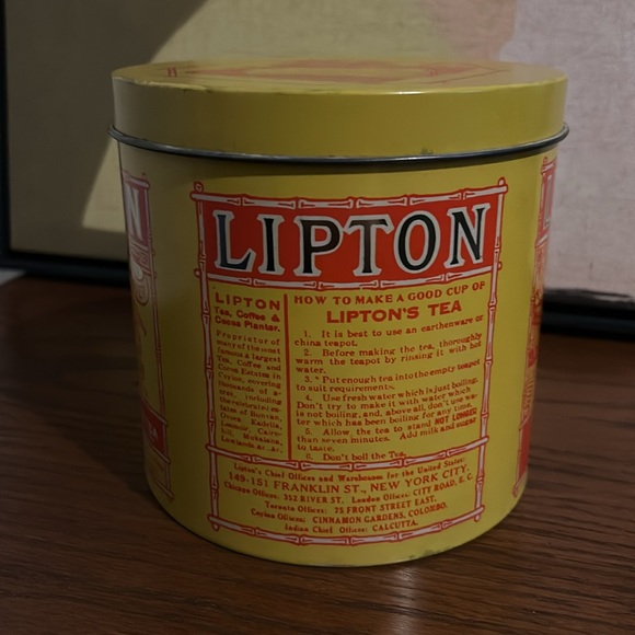 Vintage Lipton tin - Picture 2 of 6